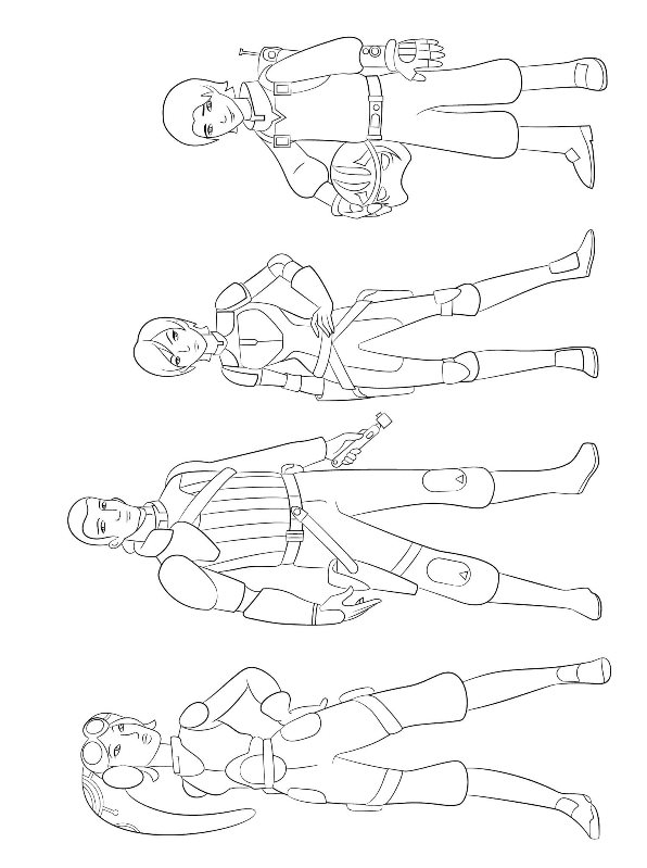 Kids-n-fun | Kleurplaat Star Wars Rebels star wars rebels